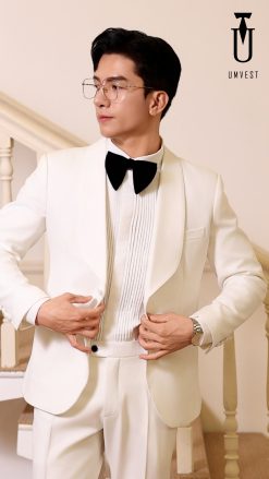 Tuxedo Nam Màu Trắng TPHCM