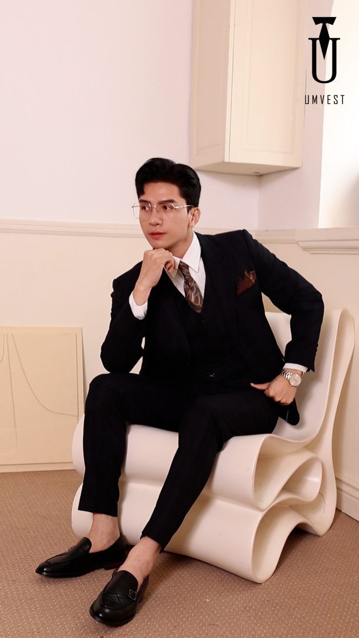 Vest Nam Đen Caro - Ảnh 6