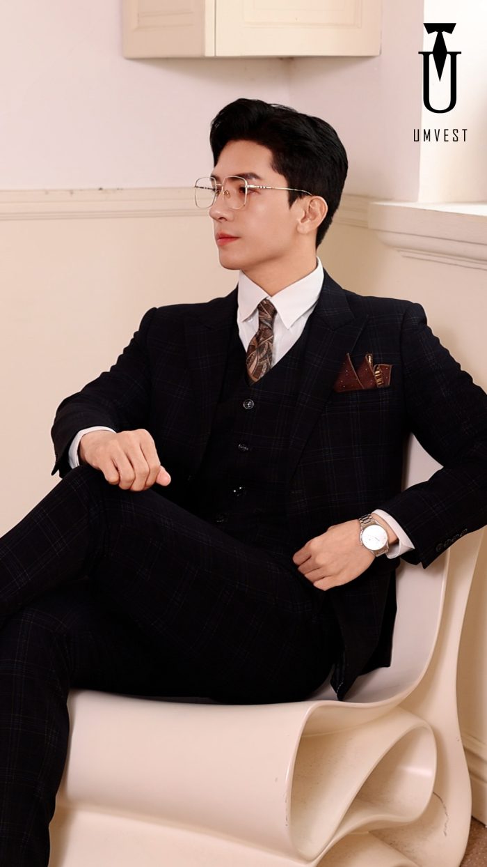 Vest Nam Đen Caro - Ảnh 2