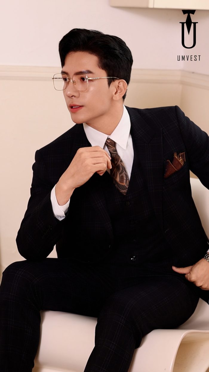 Vest Nam Đen Caro - Ảnh 7