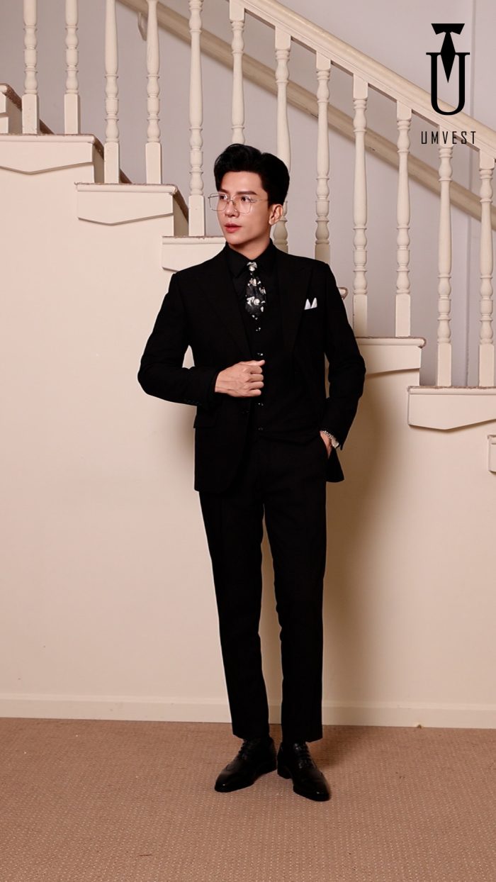Vest Nam Sơ Mi Đen - Ảnh 3