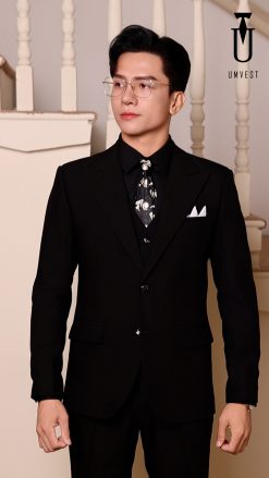 Vest Nam Sơ Mi Đen TPHCM