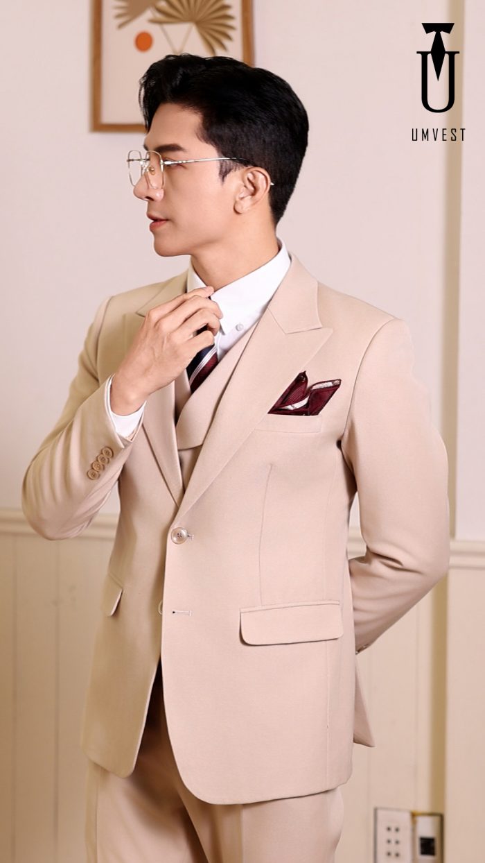 Vest Nam Màu Kem - Ảnh 8