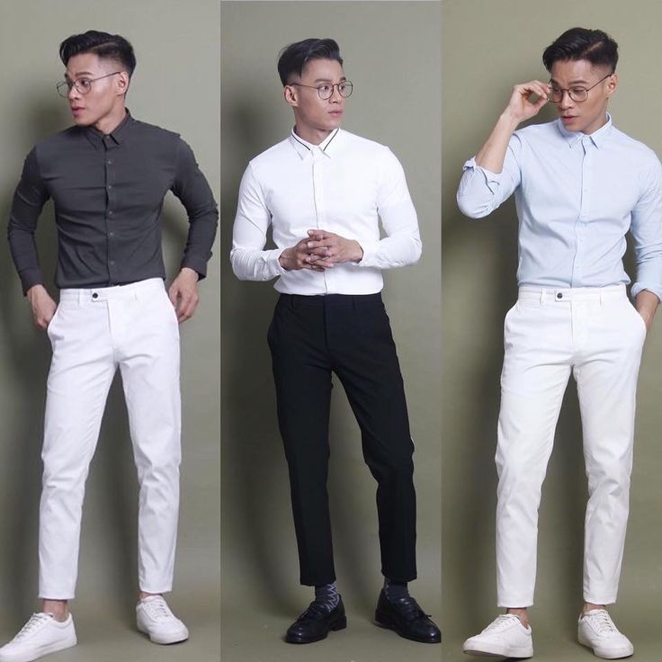 Các mẫu áo sơ mi phối với vest nam