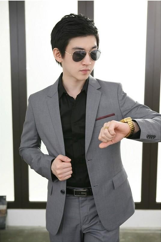 Phối vest nam Hàn Quốc công sở