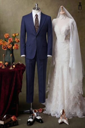 Vest Chú Rể Xanh 91