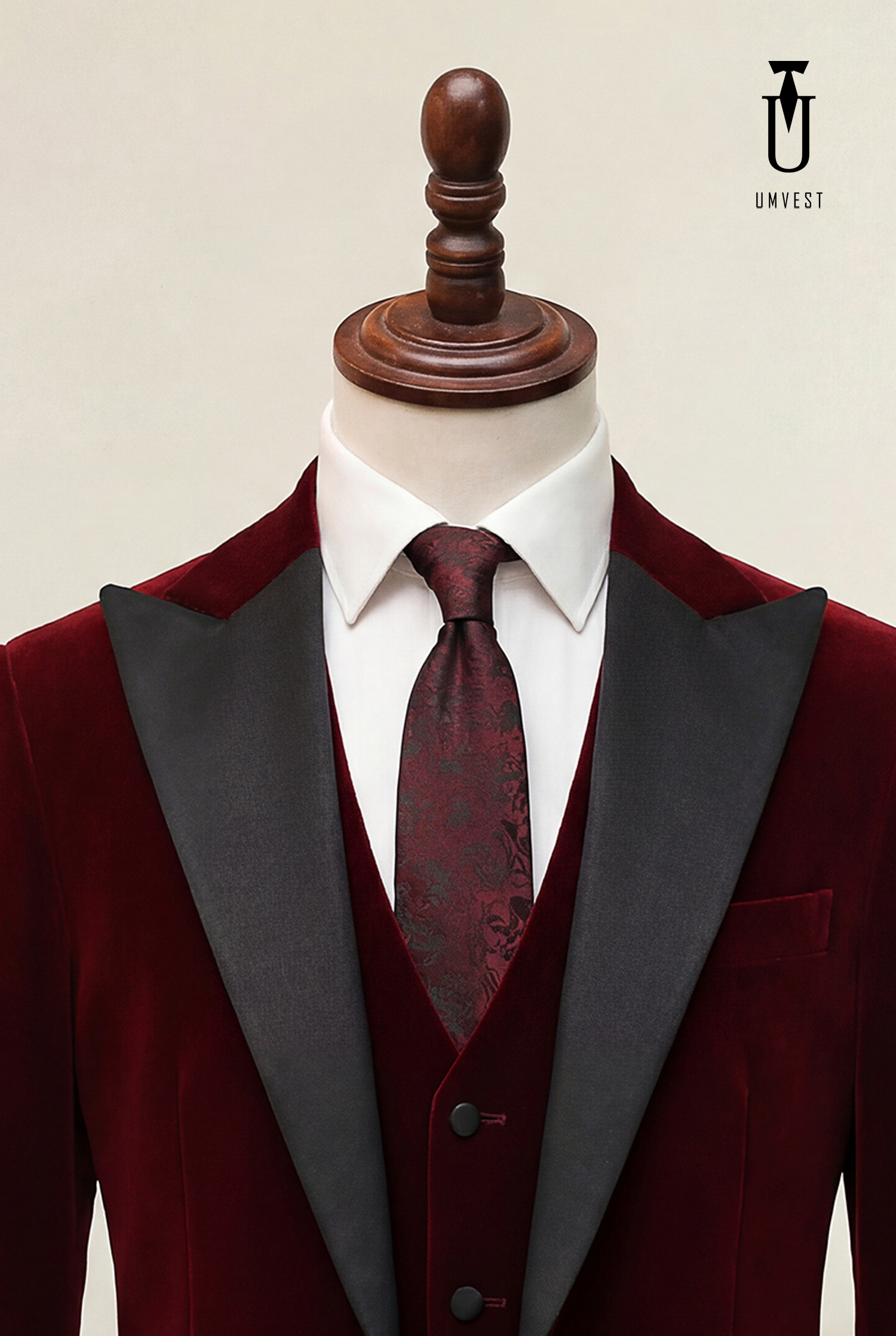 BỘ TUXEDO NAM MÀU ĐỎ NHUNG (2)