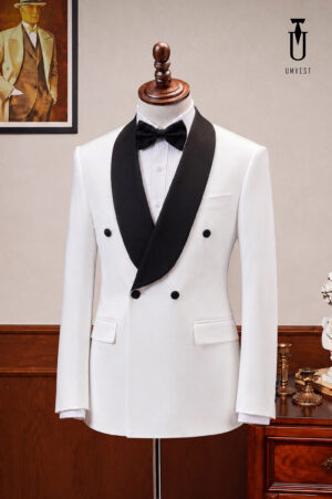 MAY TUXEDO NAM TRẮNG 4C