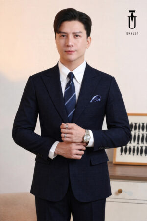 Vest Ch&uacute; Rể Xanh Đen 93
