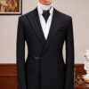 BỘ VEST NAM ĐEN KHÓA CÀI (1)