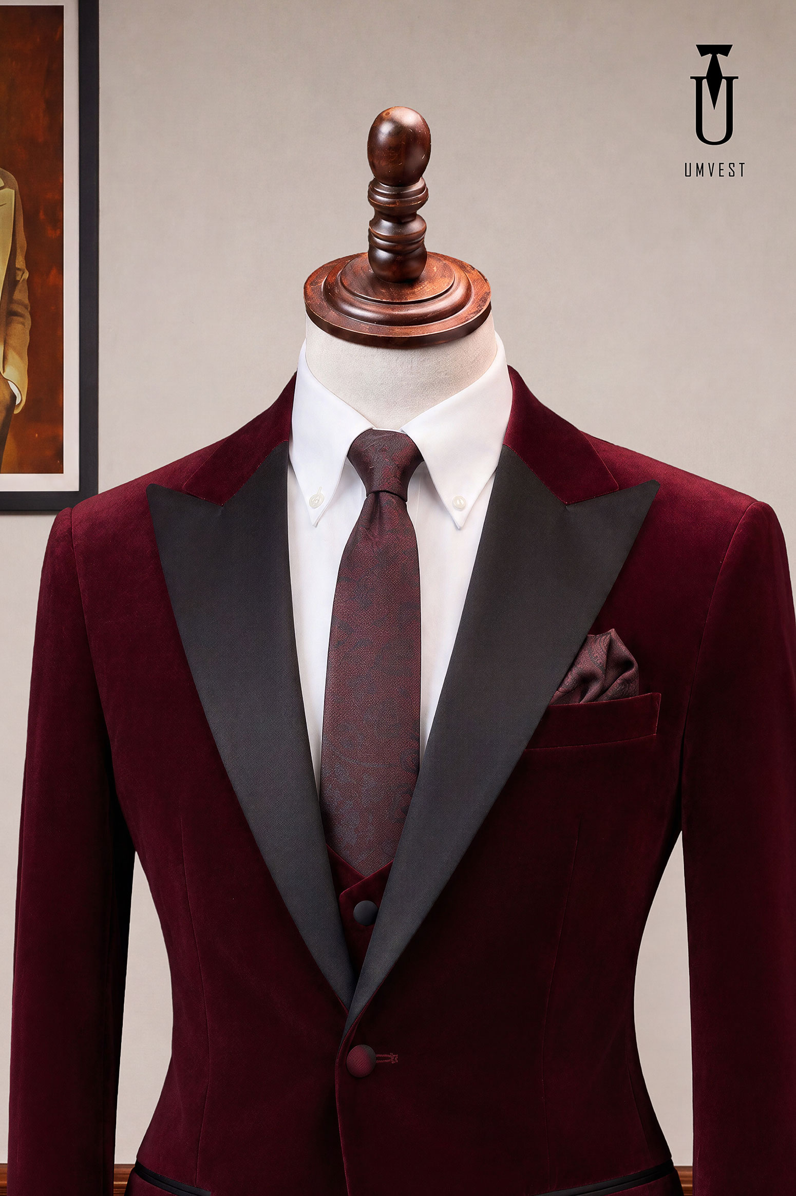 BỘ-VEST-NAM-ĐỎ-NHUNG-GL-(2) BỘ VEST NAM ĐỎ NHUNG GL (2)