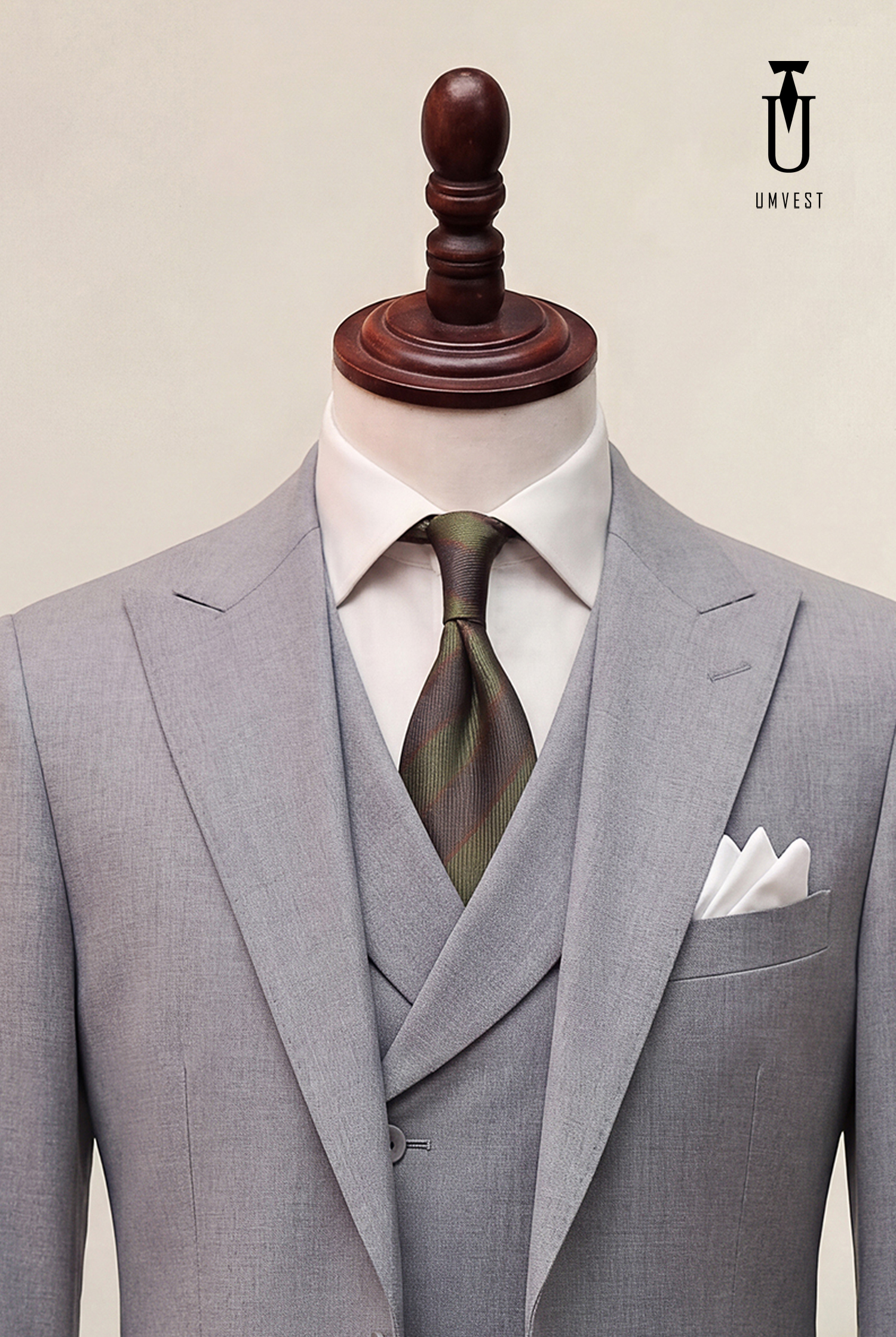 BỘ VEST NAM MÀU XÁM 837 GHILE SAM (2)