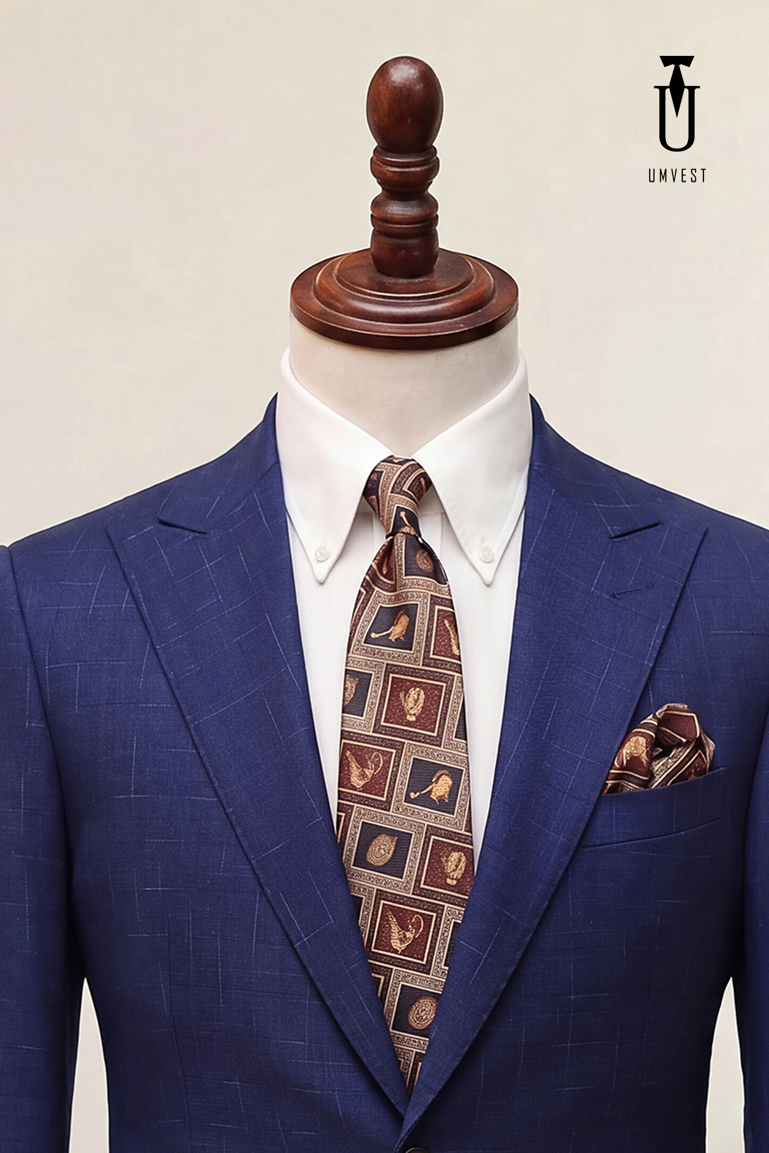 BỘ VEST NAM MÀU XANH 96 (2)