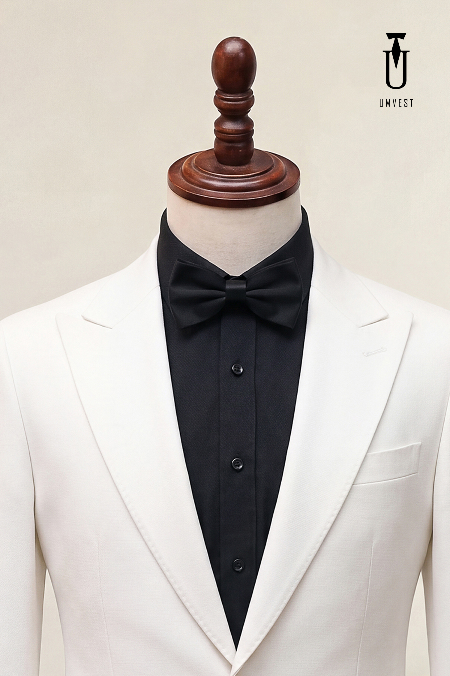 BỘ VEST NAM TRẮNG SƠ MI ĐEN NƠ (2)