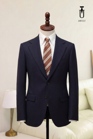 Vest Nam Xanh Navy Nhũ Ve