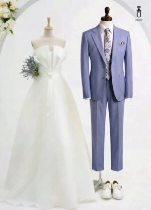 Vest Chú Rể Xanh Nhạt