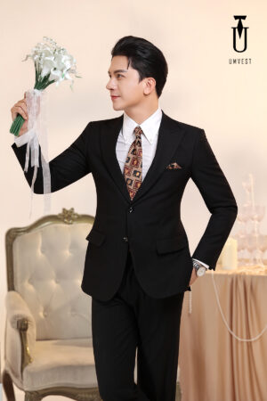 Vest Chú Rể Đen