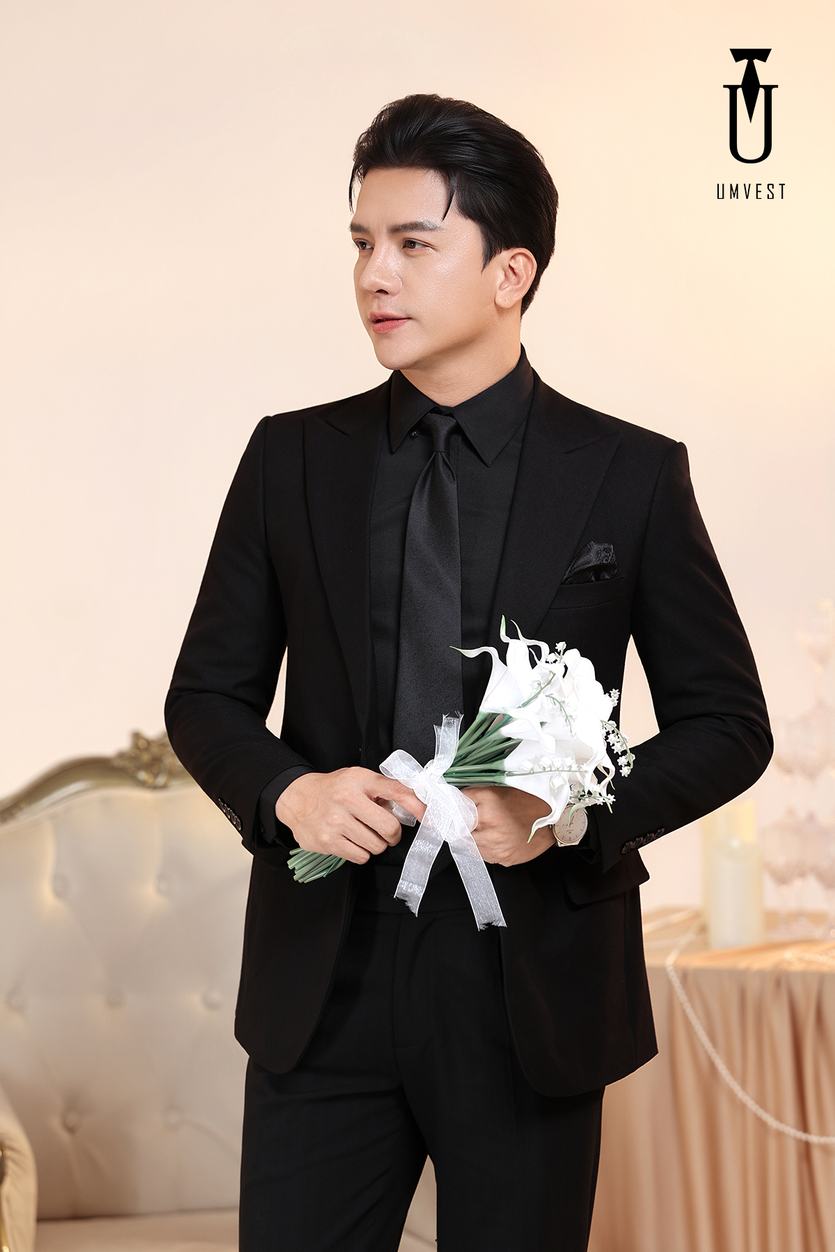 Vest Chú Rể Đen Sơ Mi Đen Vest Chú Rể Đen Sơ Mi Đen