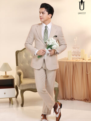 Vest Chú Rể Kem Kim Tuyến