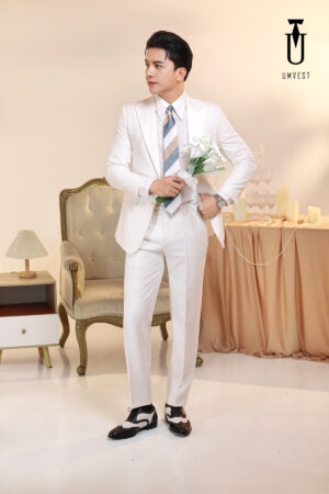 Vest Chú Rể Trắng