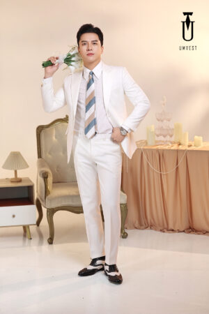 Vest Chú Rể Trắng