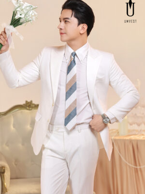 Vest Chú Rể Trắng