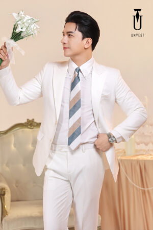 Vest Chú Rể Trắng