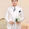 Vest Chú Rể Trắng Gile