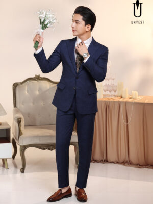 Vest Chú Rể Xanh 91