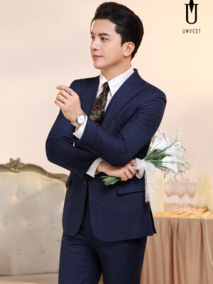 Vest Chú Rể Xanh 91