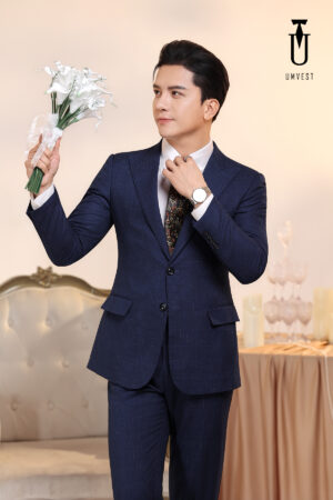 Vest Chú Rể Xanh 91