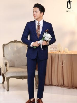 Vest Chú Rể Xanh 96