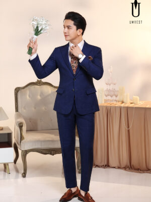 Vest Chú Rể Xanh 96