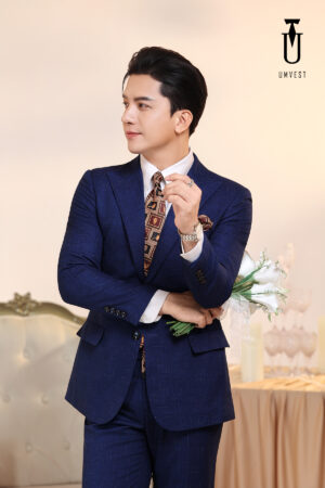 Vest Chú Rể Xanh 96