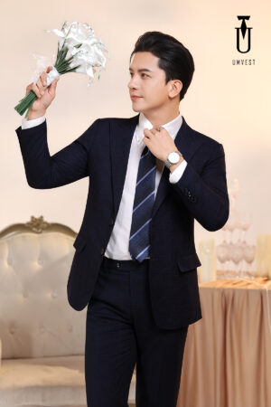Vest Chú Rể Xanh Đen 93