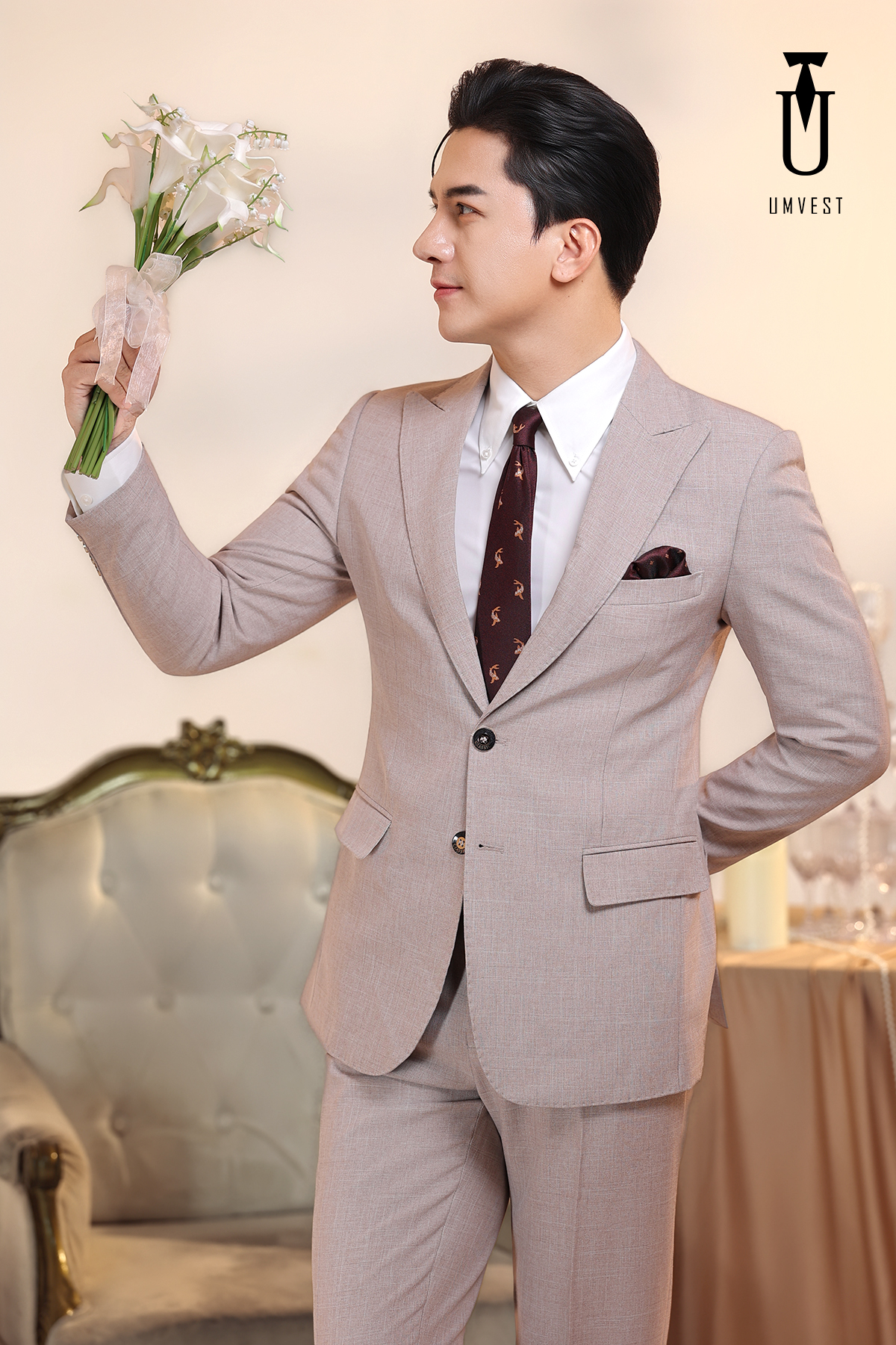 Vest Chú Rể Xước Vest Chú Rể Xước