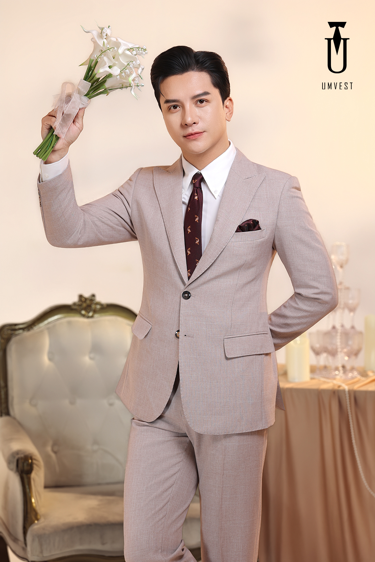 Vest Chú Rể Xước Vest Chú Rể Xước