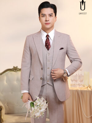 Vest Chú Rể Xước Gile