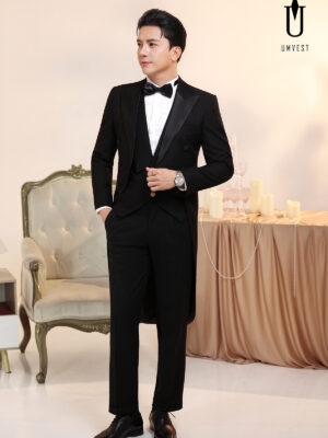 Vest Đuôi Tôm Đen