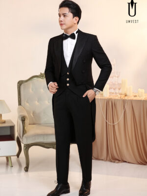 Vest Đuôi Tôm Đen