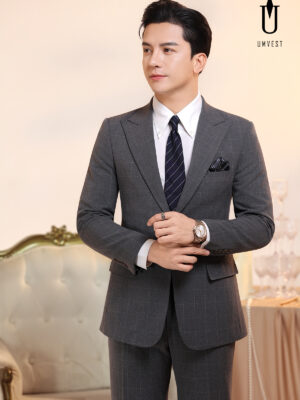 Vest Nam Caro Xám Giãn