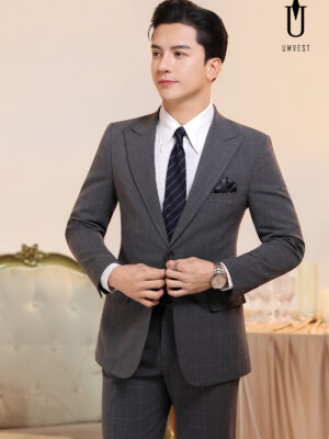 Vest Nam Caro Xám Giãn