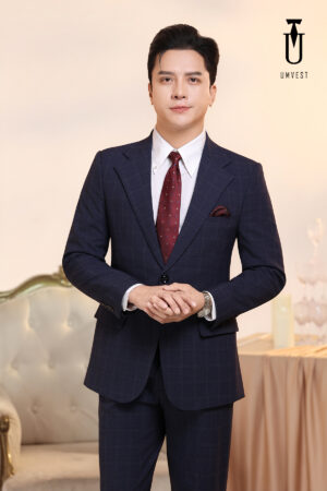 Vest Nam Caro Xanh Dương