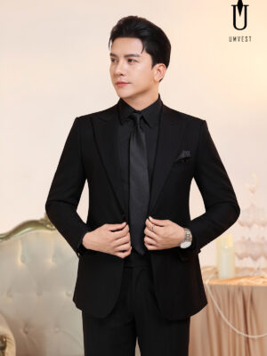 Vest Nam Đen 300 Sơ Mi Đen