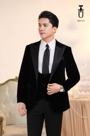 Vest Nam Đen Nhũ