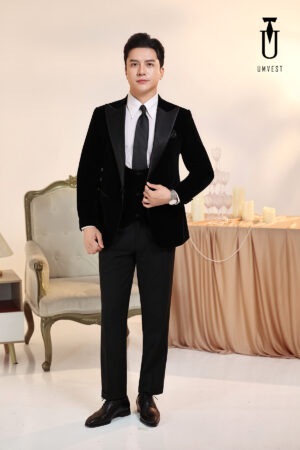 Vest Nam Đen Nhũ