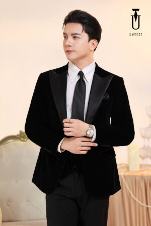 Vest Nam Đen Nhũ