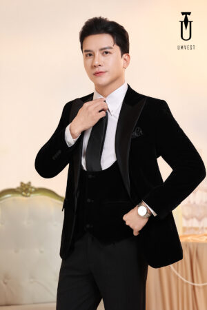 Vest Nam Đen Nhũ
