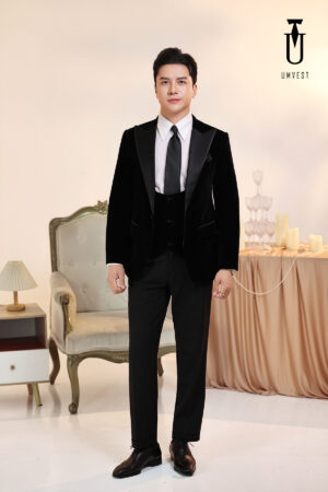 Vest Nam Đen Nhũ