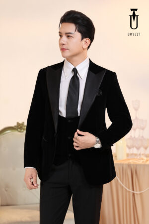 Vest Nam Đen Nhũ